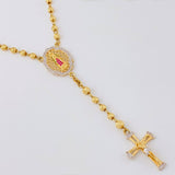 Rosario Virgen de Guadalupe 20g / 60cm / 4mm Oro Amarillo 18K