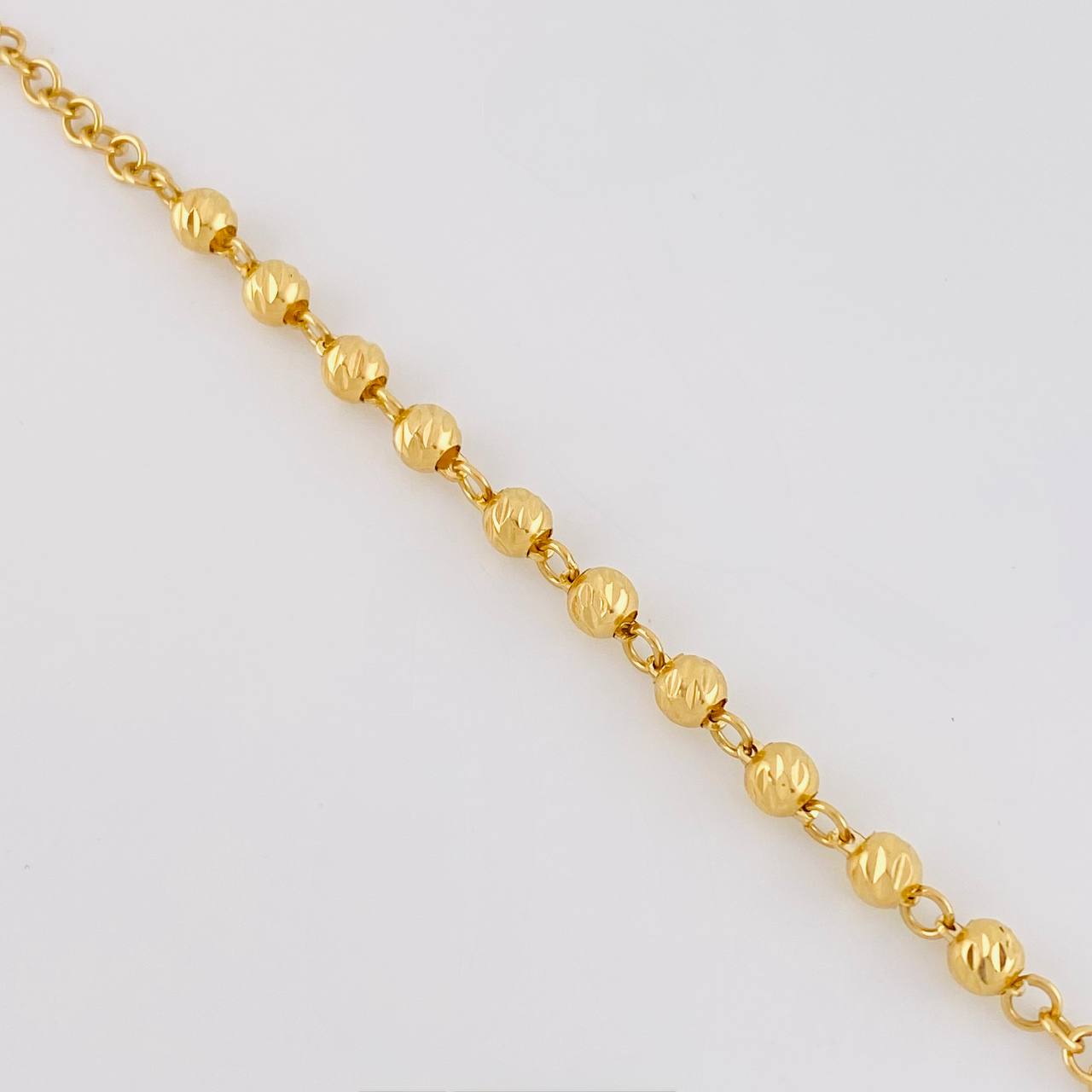 Rosario Virgen de Guadalupe 20g / 60cm / 4mm Oro Amarillo 18K