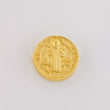 Herraje San Benito Mate 0.7g / 1.3cm Oro Amarillo 18K