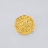 Herraje San Benito Mate 0.7g / 1.3cm Oro Amarillo 18K