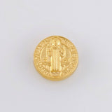 Herraje San Benito Mate 0.5g / 1cm Oro Amarillo 18K