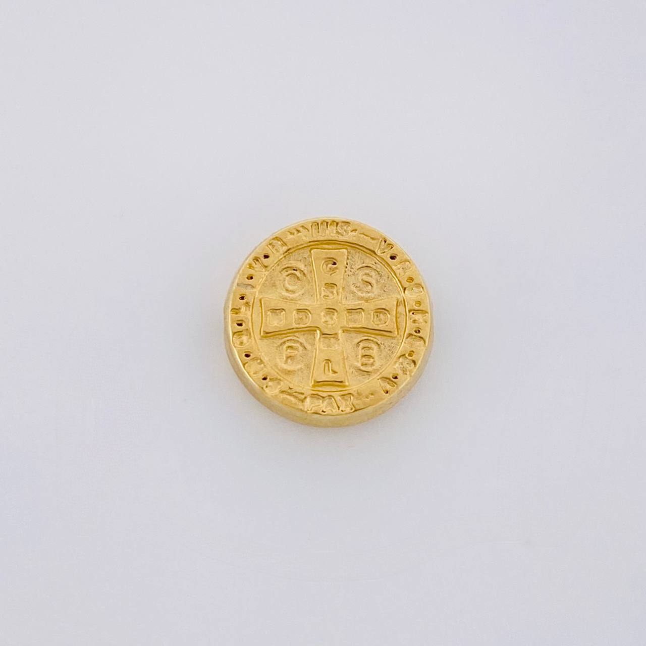 Herraje San Benito Mate 0.5g / 1cm Oro Amarillo 18K