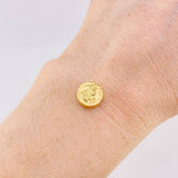 Herraje San Benito Mate 0.5g / 1cm Oro Amarillo 18K