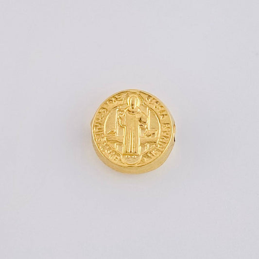 Herraje San Benito Mate 0.35g / 0.8cm Oro Amarillo 18K
