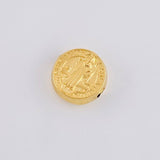 Herraje San Benito Mate 0.35g / 0.8cm Oro Amarillo 18K