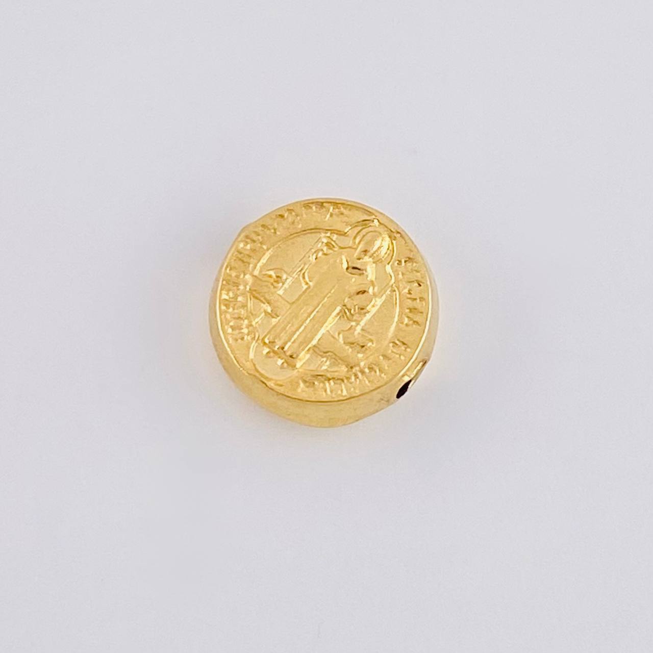 Herraje San Benito Mate 0.4g / 0.8cm Oro Amarillo 18K