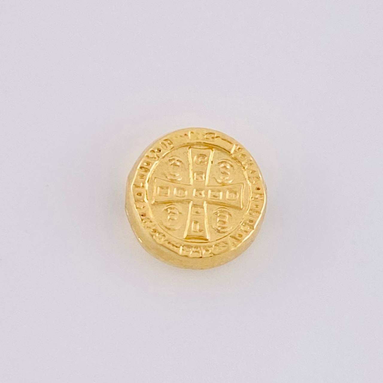 Herraje San Benito Mate 0.4g / 0.8cm Oro Amarillo 18K