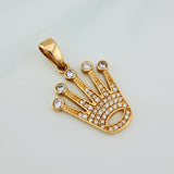 Dije Corona 3.25gr / 3cm / Oro Amarillo 18K %