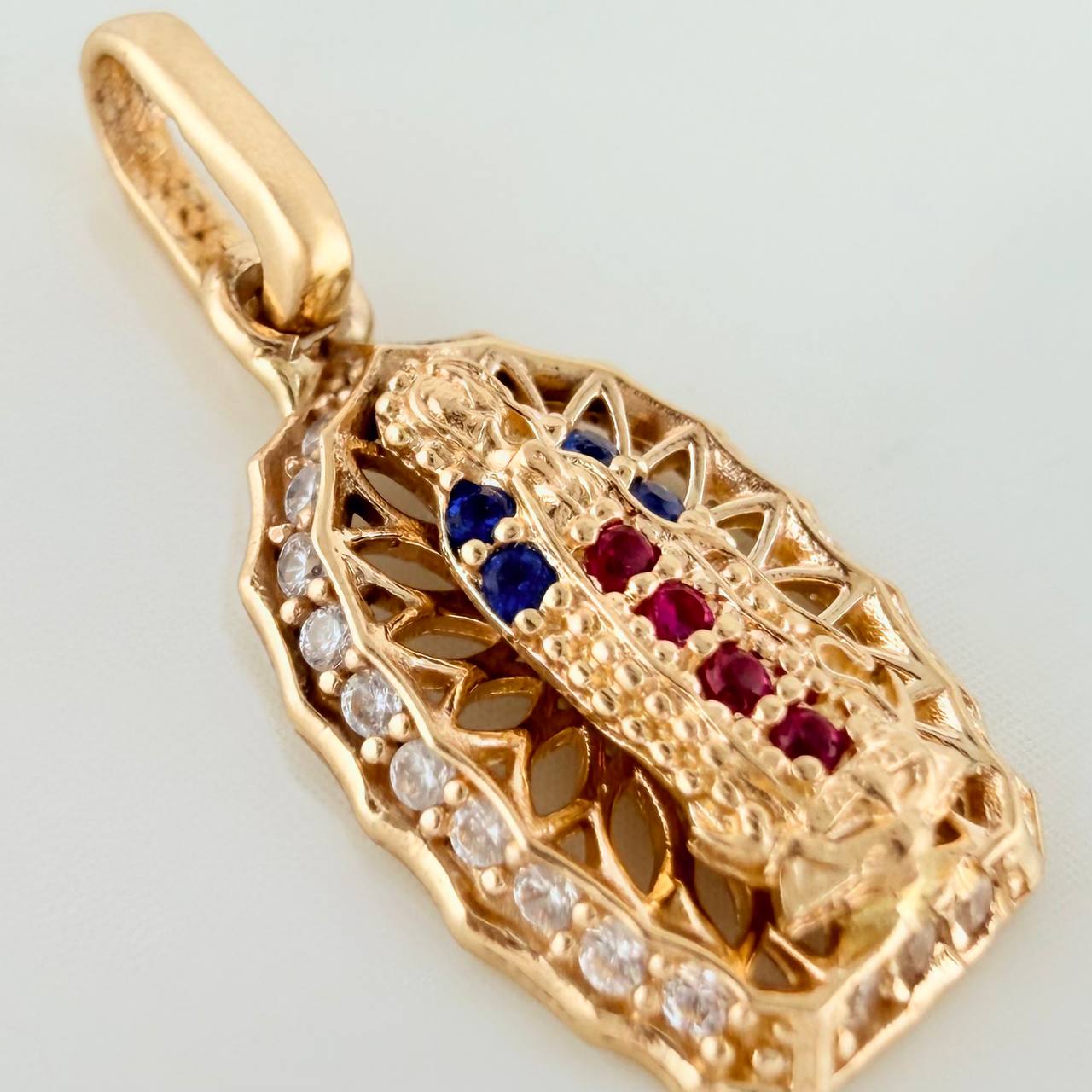 Dije Virgen de Guadalupe 1.35gr / 2cm / Oro Amarillo 18K %