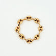 Anillo Gc Diamantado 0.65gr / T4 - T4 1/4 / 3.4mm Oro Amarillo 18K