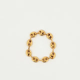 Anillo Gc 0.8gr / T10 - T10 1/2 / 4mm Oro Amarillo 18K ©