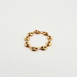 Anillo Gc 0.8gr / T10 - T10 1/2 / 4mm Oro Amarillo 18K ©