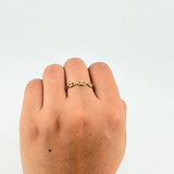 Anillo Gc 0.8gr / T10 - T10 1/2 / 4mm Oro Amarillo 18K ©