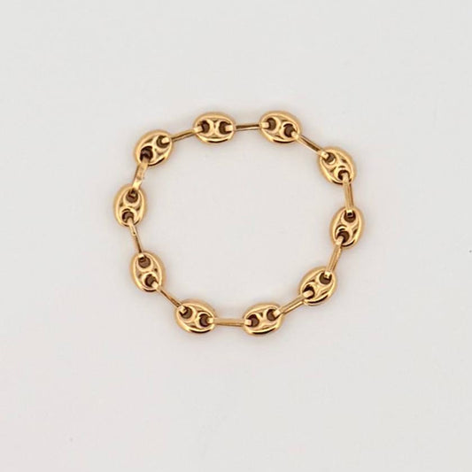 Anillo Gc 0.85gr / T12 1/2 - T13 / 4mm Oro Amarillo 18K