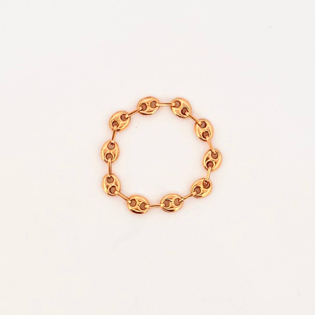 Anillo Gc 0.9gr / T12 3/4 - T13 1/4 / 4mm Oro Amarillo 18K ©
