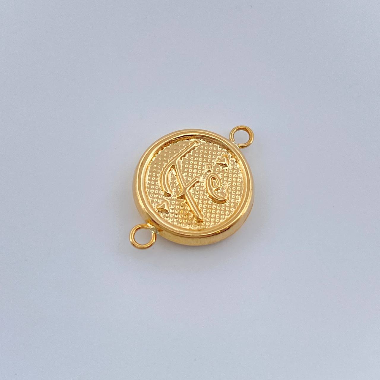 Herraje Fe 0.85gr / 1.3cm / Oro Amarillo 18K %