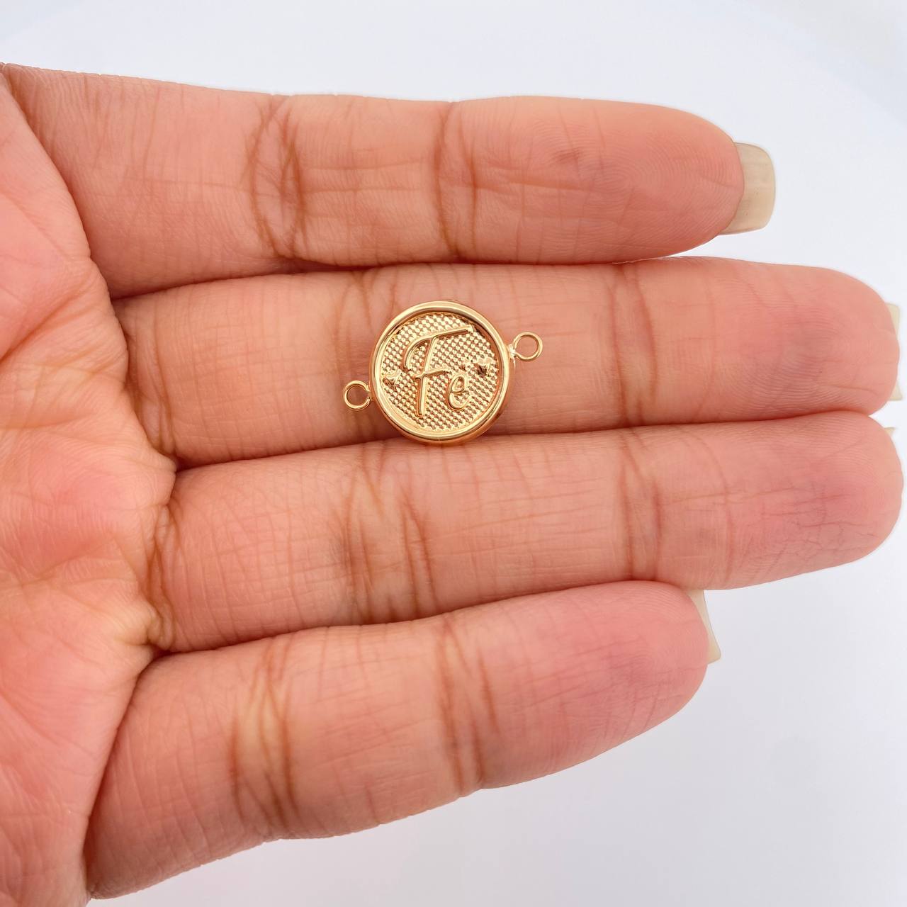 Herraje Fe 0.85gr / 1.3cm / Oro Amarillo 18K %