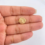 Herraje Virgen Guadalupe 0.5gr / 1.2cm / Oro Amarillo 18K %