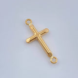 Herraje Cruz 0.55gr / 2.5cm / Oro Amarillo 18K %