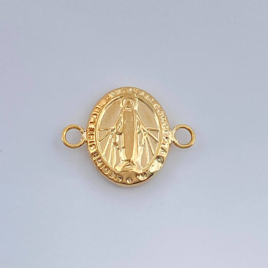 Herraje Vigen Milagrosa 0.6gr / 1.2cm / Oro Amarillo 18K %