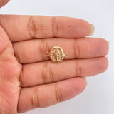 Herraje Vigen Milagrosa 0.6gr / 1.2cm / Oro Amarillo 18K %