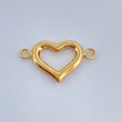 Herraje Corazón 0.45 g / 1.9 cm Oro Amarillo 18K