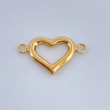 Herraje Corazón 0.45 g / 1.9 cm Oro Amarillo 18K