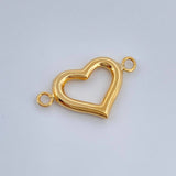 Herraje Corazón 0.45 g / 1.9 cm Oro Amarillo 18K