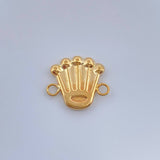 Herraje Corona 0.6gr / 1.2cm / Oro Amarillo 18K %