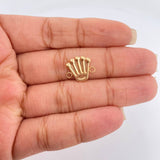 Herraje Corona 0.55gr / 1.2cm / Oro Amarillo 18K %