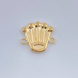 Herraje Corona 0.75gr / 1.5cm / Oro Amarillo 18K %