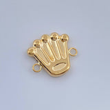 Herraje Corona 0.75gr / 1.5cm / Oro Amarillo 18K %