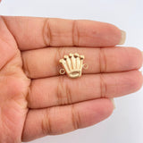 Herraje Corona 0.75gr / 1.5cm / Oro Amarillo 18K %