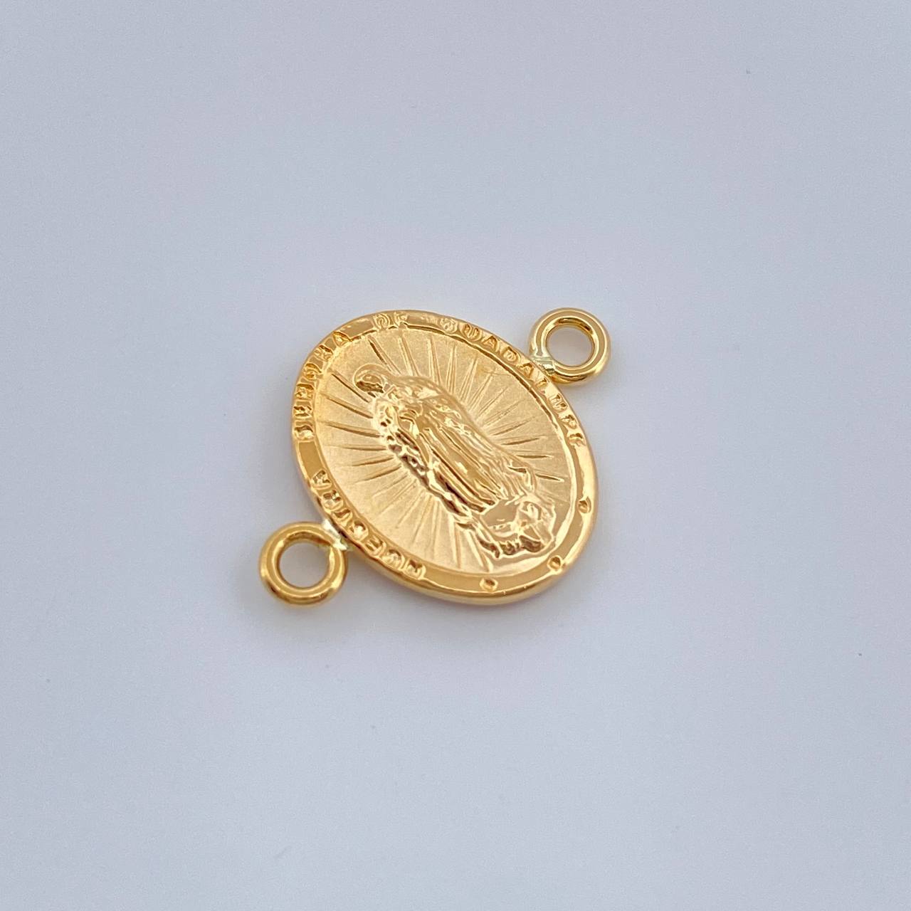 Herraje Virgen Guadalupe 0.6gr / 1.3cm / Oro Amarillo 18K %
