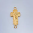 Herraje Cruz Cristo 0.75gr / 2.5cm / Oro Amarillo 18K %