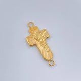 Herraje Cruz Cristo 0.75gr / 2.5cm / Oro Amarillo 18K %