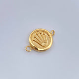 Herraje Corona 0.85gr / 1.3cm / Oro Amarillo 18K %