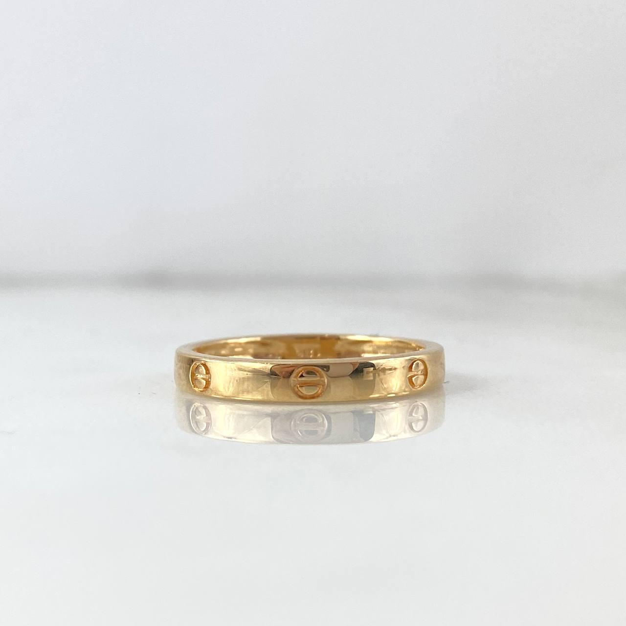 Anillo Tornillo 2.45gr / T7 / Oro Amarillo *