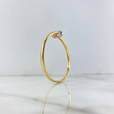 Pulso Tu y Yo 5.65gr / 17cm / 7mm Bolas Diamantadas Tres Oros *
