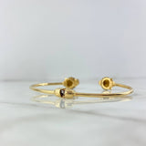 Pulso Abrazo Pantera 10.45gr / 19cm / 2mm Circones Negros-Verdes Oro Amarillo ©