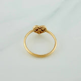 Anillo Corazon 1.15gr / T8 1/2 / Oro Amarillo 18K &