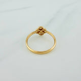 Anillo Trebol 1gr / T5 3/4 / Oro Amarillo 18K &