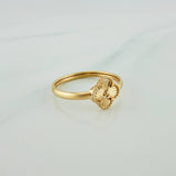 Anillo Trebol 1.05gr / T6 1/2 / Oro Amarillo 18K &