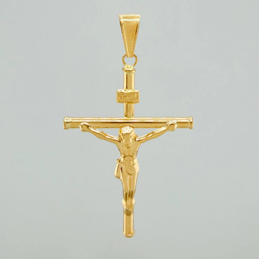 Dije Cruz Cristo 3.1gr / 5.5cm / Oro Amarillo 18K &