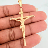 Dije Cruz Cristo 3.15gr / 5.7cm / Oro Amarillo 18K &