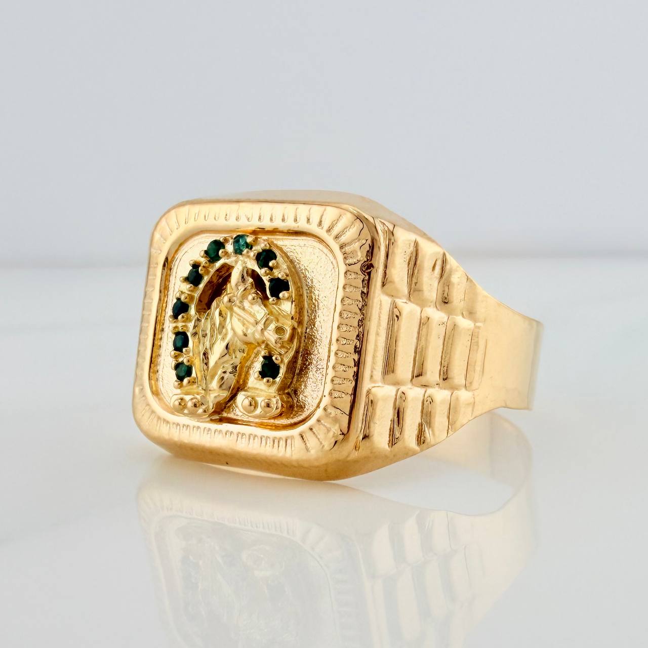 Anillo Herradura 4.05gr / T11 1/4 / Oro Amarillo 18K $