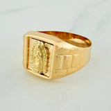 Anillo Virgen de Guadalupe 3.3gr / T10 3/4 / Oro Amarillo 18K $