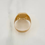 Anillo Sello Palmera 3.45gr / T10 / Oro Amarillo 18K $