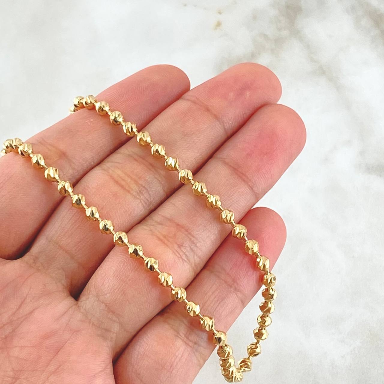 Cadena Militar 20gr / 60cm / Oro 18K ©
