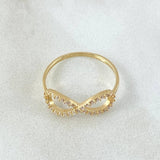Anillo Infinito Tupido 1.8gr / T6 3/4 / Oro Amarillo 18K